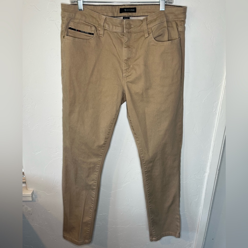 Fried Denim Men's Tan Khaki‎ Pants 36x32